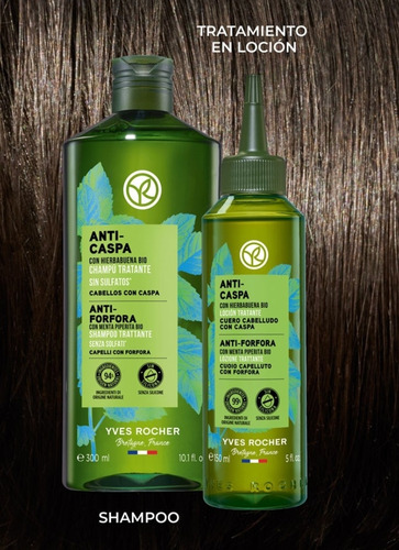 Tratamiento En Loción Anticaspa Vegano Yves Rocher 150ml