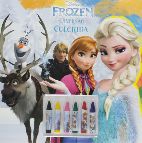 Livro Disney - Diversao Colorida - Frozen