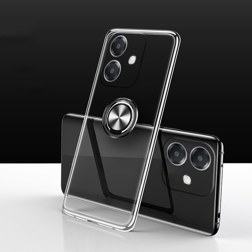 Funda Para Oppo A40 4g Transparente Anillo