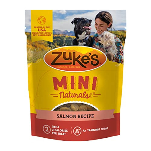 Zuke's Mini Naturals Dog Training Treats Receta De Salmón, S