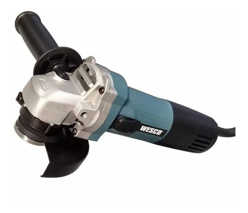 Imagem 3 de 3 de Esmerilhadeira angular Wesco WS4740 de 60 Hz azul-turquesa 750 W 220 V
