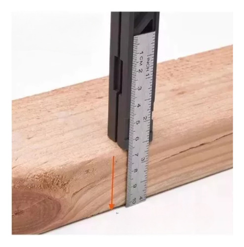 Escuadra Multipropósito Sombrero 300mm 12puLG Nivel Ruhlmann Color Plateado