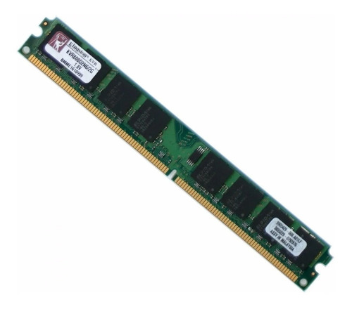 Imagem 3 de 6 de Memória Ram Para Pc 2gb 800mhz Ddr2 Kingston - Kvr800d2n6/2g