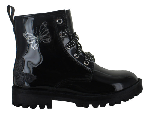 Tropicana Bota Urbana Moda Casual Mariposa Charol Niña 86751