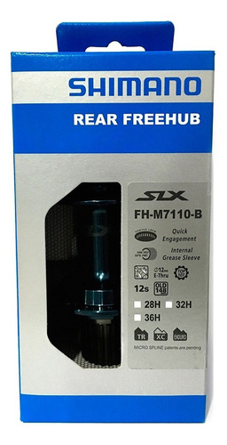 Cubo Traseiro Shimano Slx M7110 32f 12x148mm Microspline 12v