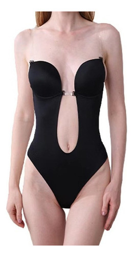 Shapewear Feminino, Decote Em V Profundo Aberto Nas Costas.