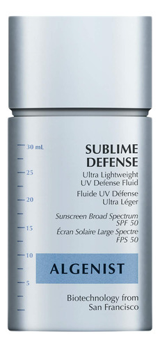 Algenist Sublime Defense Ultra Ligero Uv Defense Fluido De D