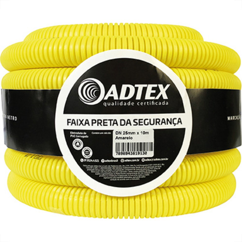 Conduite Corrugado Amarelo.adtex Antichama 3/4 R10