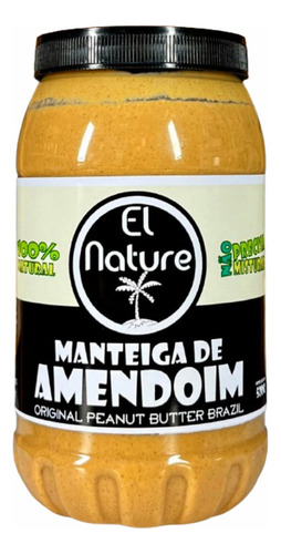  El Nature manteiga de amendoim 520gr