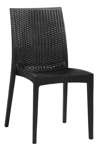 Jogo Mesa Moema 120x70 Com 4 Cadeira Rattan Restaurante Casa