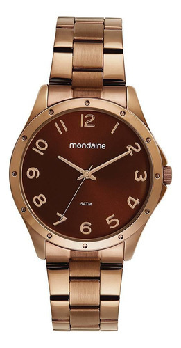 Relogio Mondaine Feminino Ref: 32213lpmvme3 Casual Chocolate