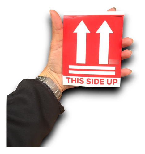 Etiqueta Impresa This Side Up X 6 Unidades