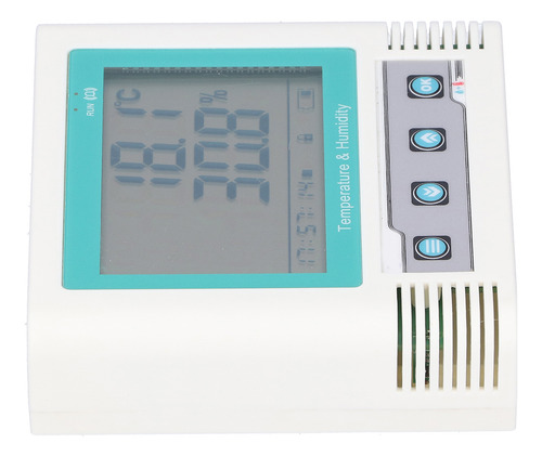 Gravador De Umidade Lcd, Temperatura Digital Embutido