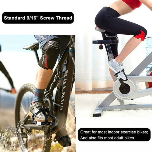 Pedales Spd Para Bicicleta De Spinning Con Jaulas Para Pedal