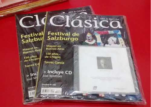 Revista Arte  Cultura Clásica  Con C D  Nº 134, Octubre 1999
