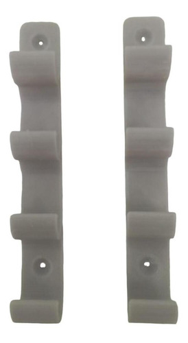Soporte De Plumones Para Empresas, Mxbzm-002, 2 Pares, 13x2x Color Gris