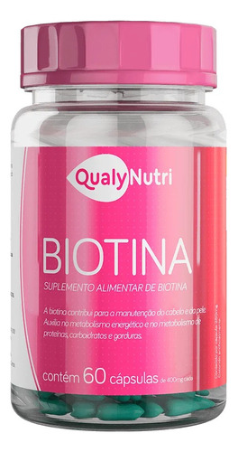 Complemento alimenticio de biotina - Biotina - 60 cápsulas