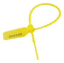 Comprar Precintos Numerados Cola De Ratón 24cm Correlativo X100u Color Amarillo