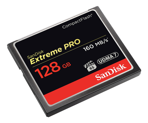 Sandisk 128gb Extreme Pro Compactflash Memory Card (160mb/s)