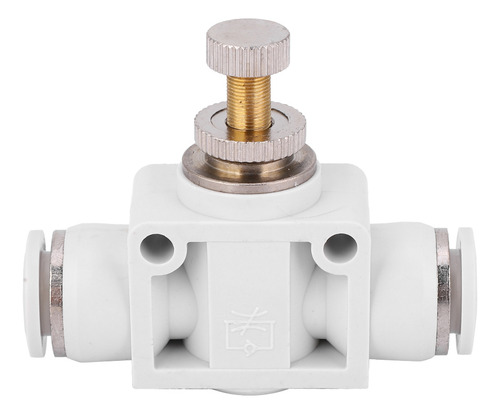 Válvula De Control De Velocidad De Aire Blanca De 2 Piezas,