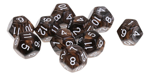 Dados De 12 Faces 4 Pcs