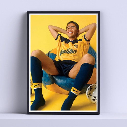 Cuadro Riquelme Foto Retro Senta 30x40cm Deco Listo P Colgar