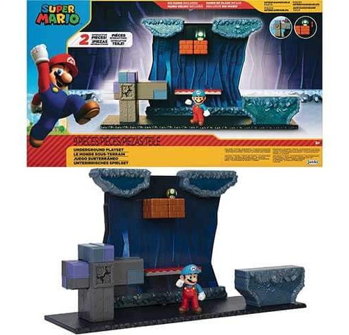 Playset Super Mario Underground Juguete Original     