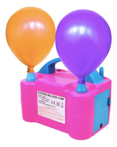 Bomba De Aire Eléctrica Automática Para Globo Doble Orificio