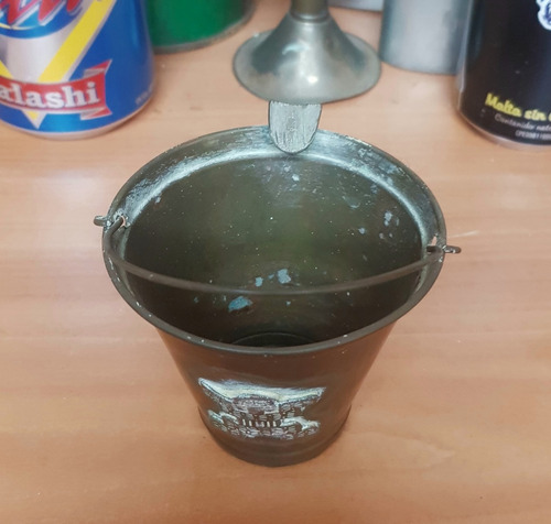 Cenicero Tipo Balde De Cobre (Usado)