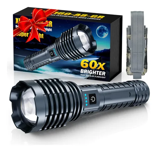 Linterna Led Weoxi Xhp160-a8 2400000 Lúmenes Ipx7 5 Modos