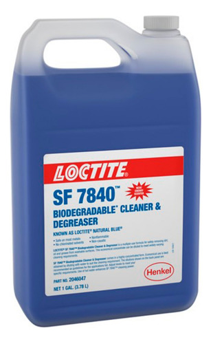 Loctite Sf 7840 Natural Blue Limpiador Y Deseng Biod 1 Gal