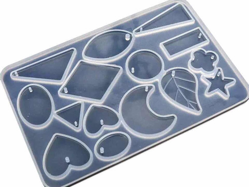 Imagen 1 de 6 de Molde Silicona Para Trabajos En Resina Colgantes Caravanas