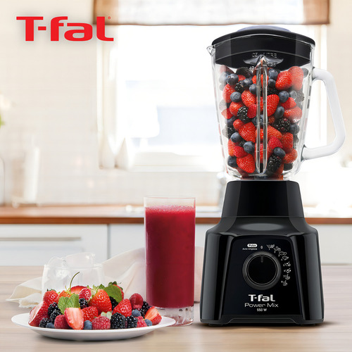 Licuadora T-fal Power Mix Ln2898mx 2l Negro Vaso Cristal