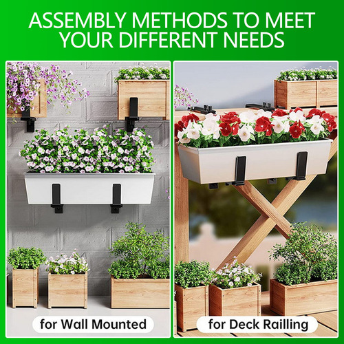 Planter Box Rack Rack De Caixas De Flores Ajustável Para Cor