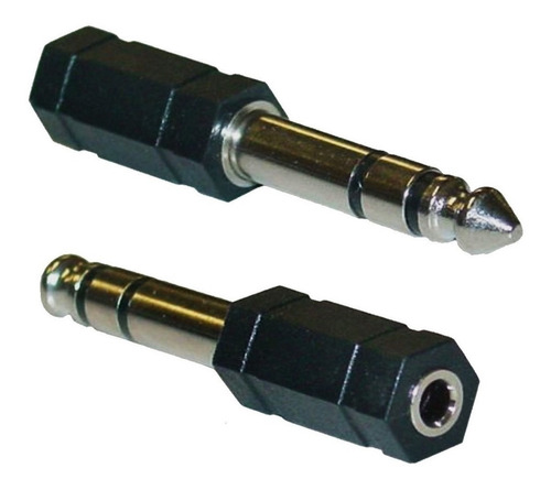 Imagen 3 de 3 de Adaptador Jk 3.5 Estéreo A Plug 6.3 Mitzu Paquete 17 Pzas