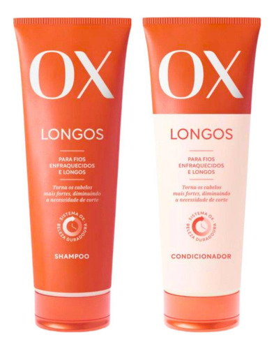  Shampoo + Condicionador Ox Longos 200ml