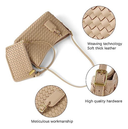 Sharpad Bolso De Mano Tejido Para Mujer Bolsos Para Mujer Bo
