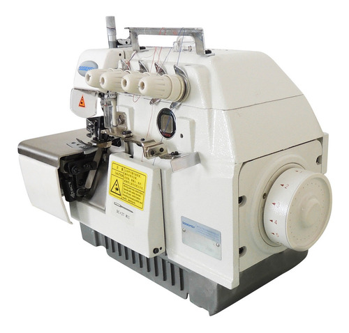 Máquina De Costura Overlock Direct Drive Gemsy 4 Fios- 220v Cor Branco