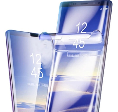 Mica Hidrogel Azul Frente+atras Para Samsung J2 Pro 2016