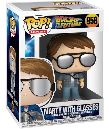 Pop! Movies: Back To The Future - Marty With Glasses