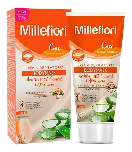 Crema depilatoria Millefiori Bodymask 200 g