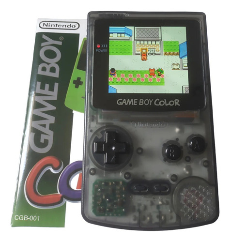 Nintendo Game Boy Color Tela Ips Preto Preto