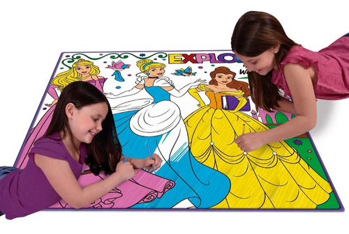 Alfombra Para Pintar Disney Princesa Painting My Mat Ditoys