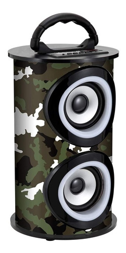 Imagem 3 de 4 de Caixa De Som Trc-218d/f Amplificad 25w Bateria Bluetooth Usb