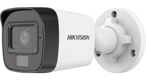 Imagen 1 de 1 de Cámara Seguridad Hikvision Con Audio 1080p 2mp Exterior Color Blanco