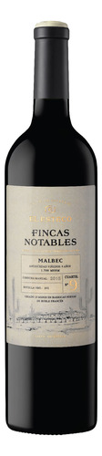 Vino Tinto Fincas Notables Malbec 750 Ml