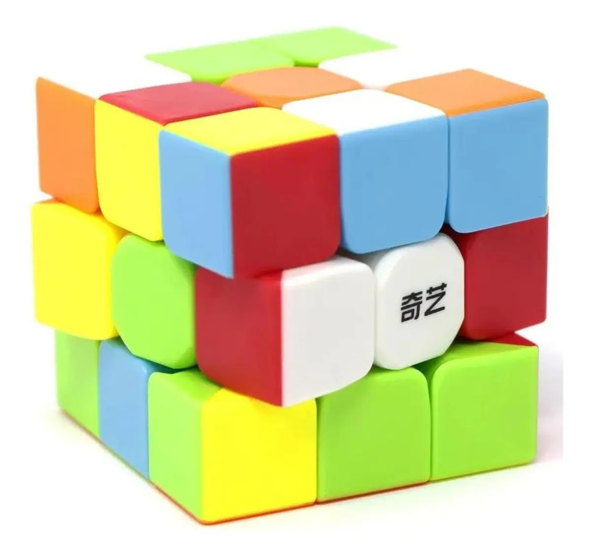 Cubo mágico cúbico Warrior S Professional de 3 x 3 x 3 piezas, color blanco