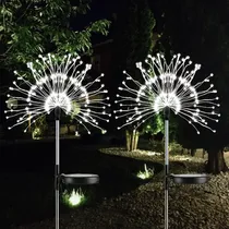 Comprar ~? Luces Solares Para Jardín Al Aire Libre, Vge 2pack 120 Lu