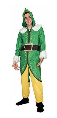 Disfraz Pijama Buddy Elfo Película Navidad.