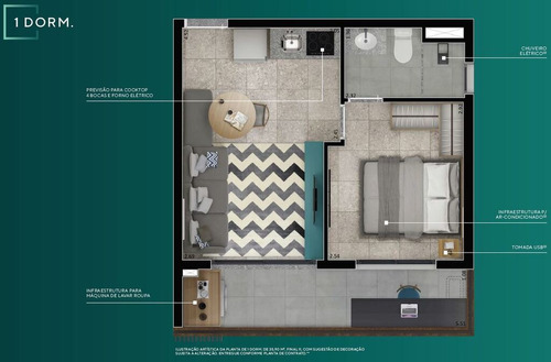 Imagem 19 de 19 de Studio Residencial Para Venda, Campo Limpo, São Paulo - St7069. - St7069-inc